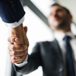 employee handshake