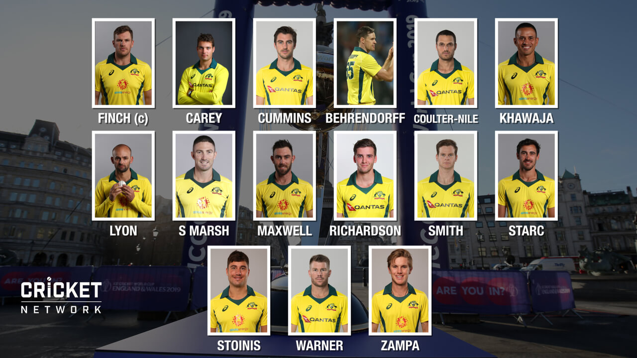 World Cup Squad Announced by Australia 