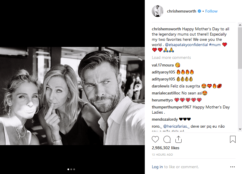 Chris Hemsworth - Mothers Day