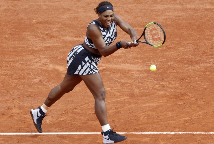 Serena Williams gets first win at the French Open in the 'Zebra' outfit