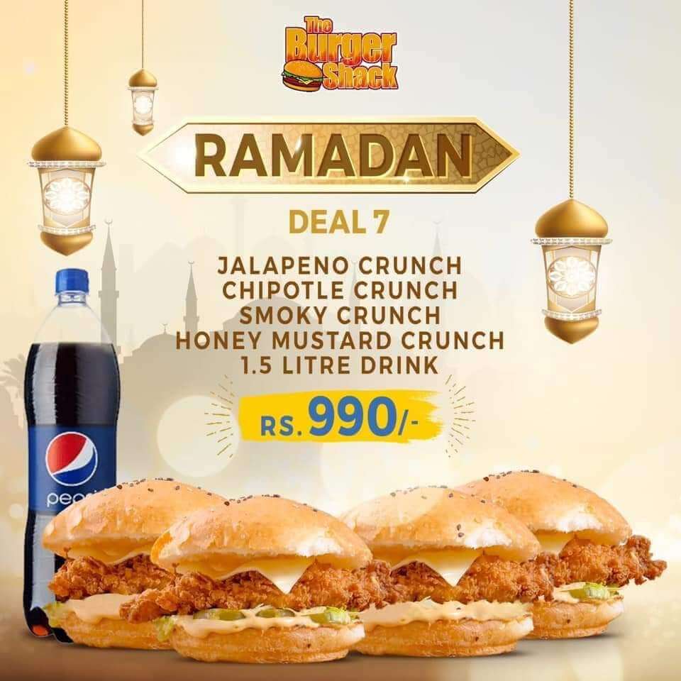 The Burger Shack - Ramzan Deals and Discounts in Karachi