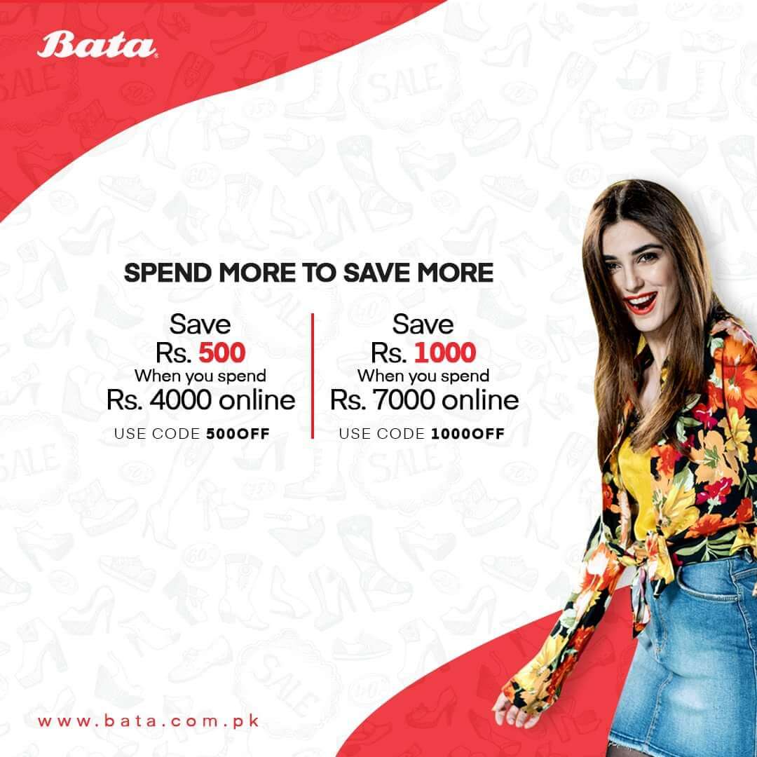 Use these discount codes and save Rs.500 to Rs.1000 with Bata