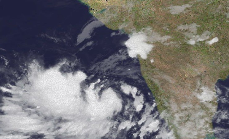 Developing low pressure in Arabians Sea to cause a Cyclone formation