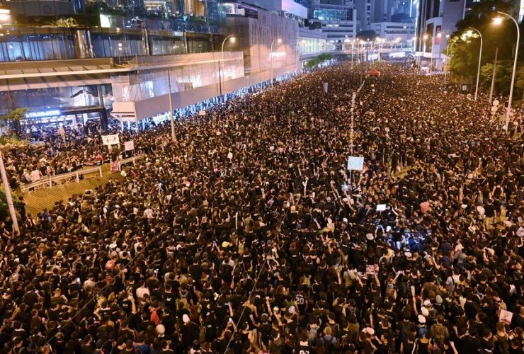 Nearly two million people are on the roads against China’s extradition law