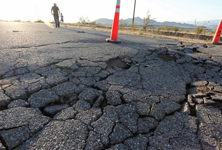 Two major Earthquakes followed by 4,700 aftershocks that rattled California