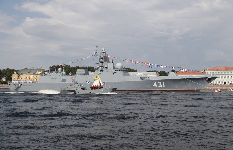 Russian Warship Admiral Kasatonov