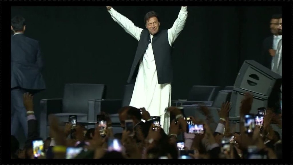 Over 30,000 Pakistani Americans gathered to welcome PM Imran Khan in the US