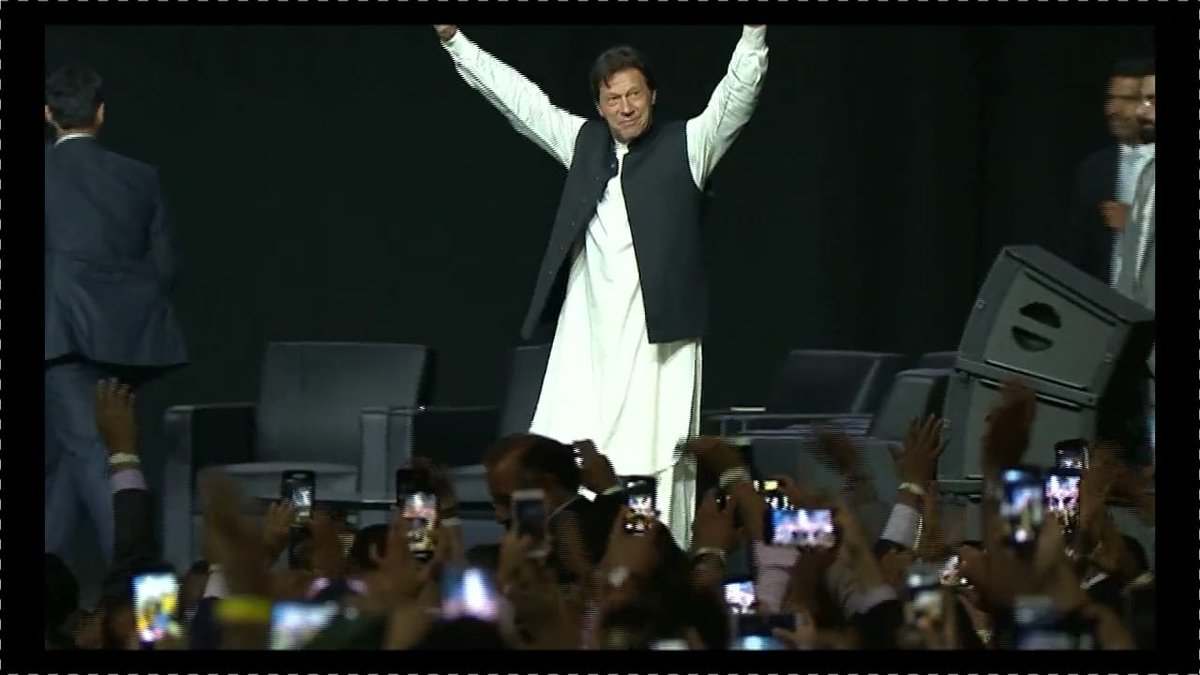 Over 30,000 Pakistani Americans gathered to welcome PM Imran Khan in the US