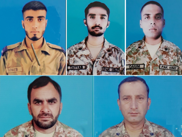 Pakistani soldiers embraced martyrdom