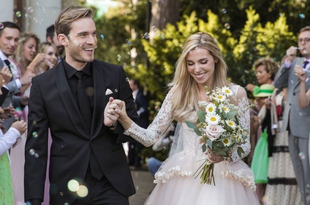 YouTuber PewDiePie marries his longtime girlfriend Marzia Bisognin