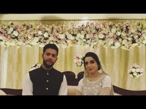 Imad Wasim ties knot with Sanniya Ashfaq in Faisal Mosque