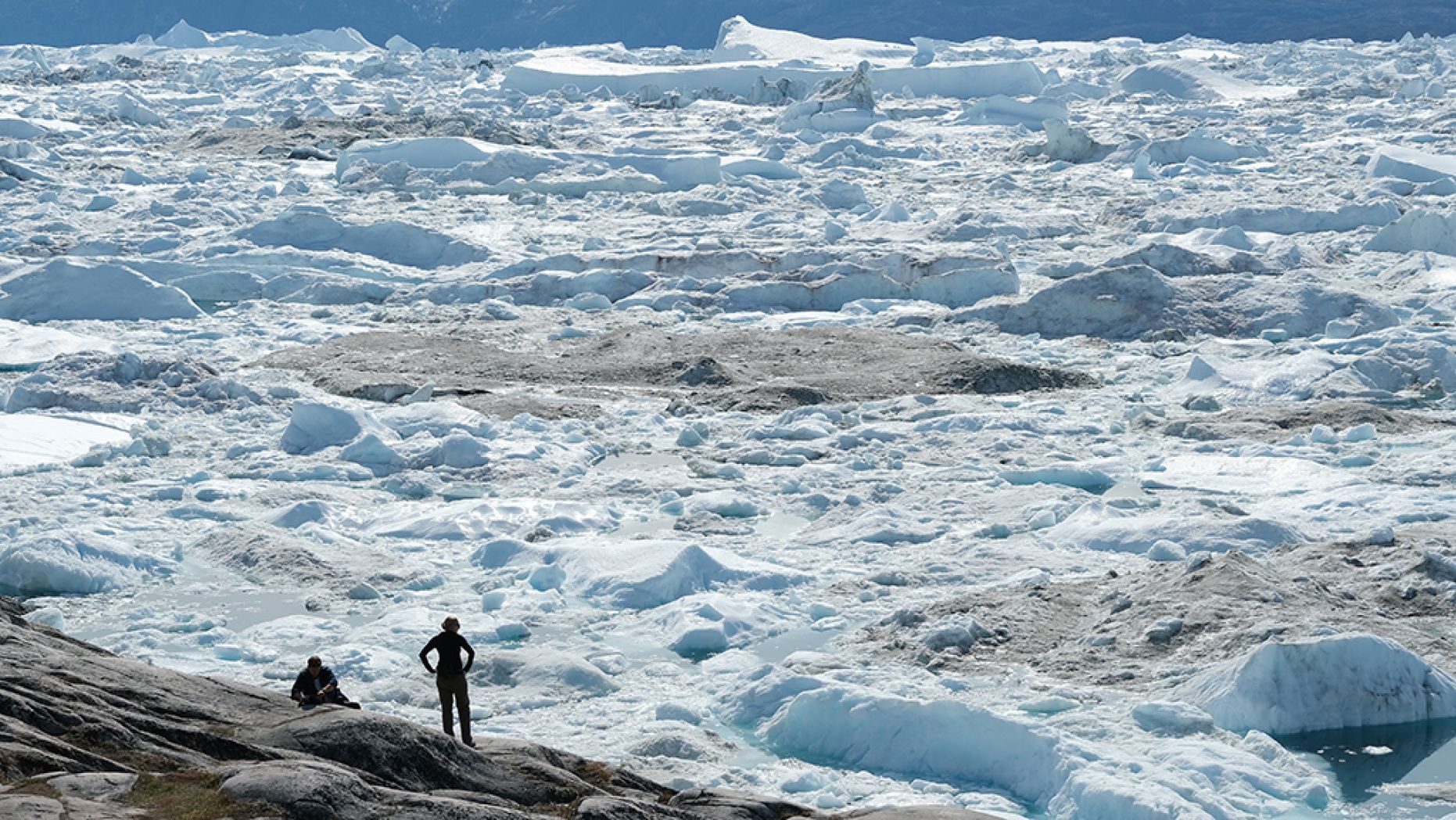 Greenland glacier melt