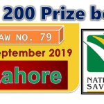 Prize Bond Result: Rs 200 Draw List Result on September 16, 2019 Lahore - Draw # 79