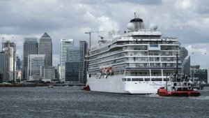 World's longest cruise 'Viking Sun' sets sail from London