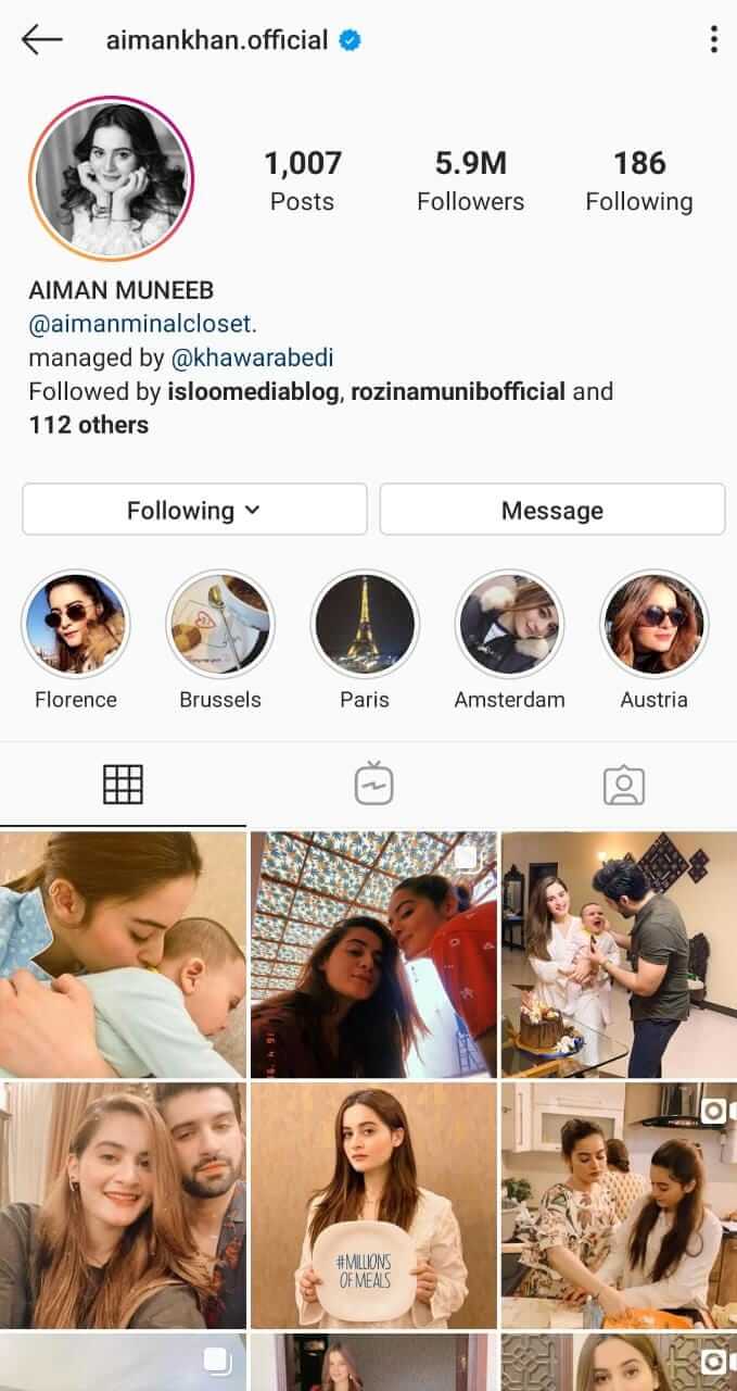 Aiman Khan: Pakistan's Most Followed Celebrity on Instagram